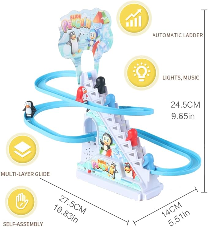 Slide Penguin Toy (with Light and Music)
