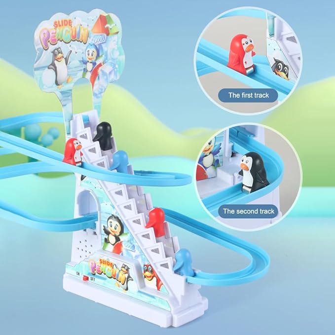 Slide Penguin Toy (with Light and Music)