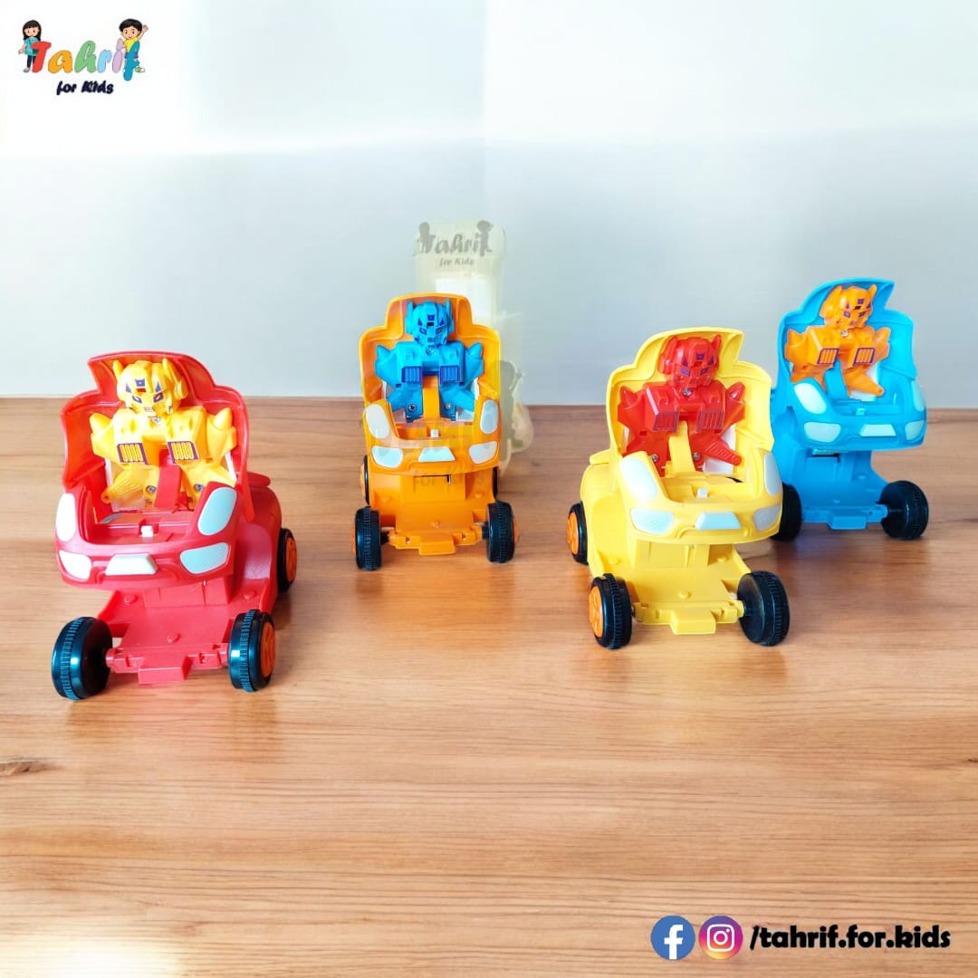 Transforming Friction Cartoon Car