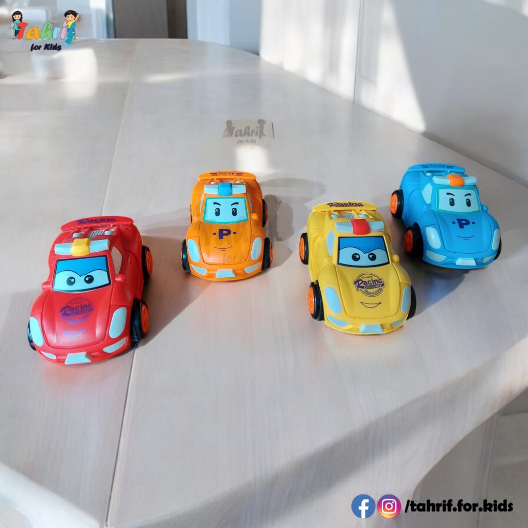 Transforming Friction Cartoon Car