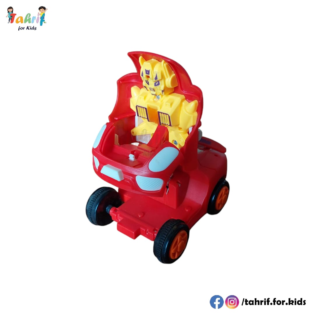 Transforming Friction Cartoon Car