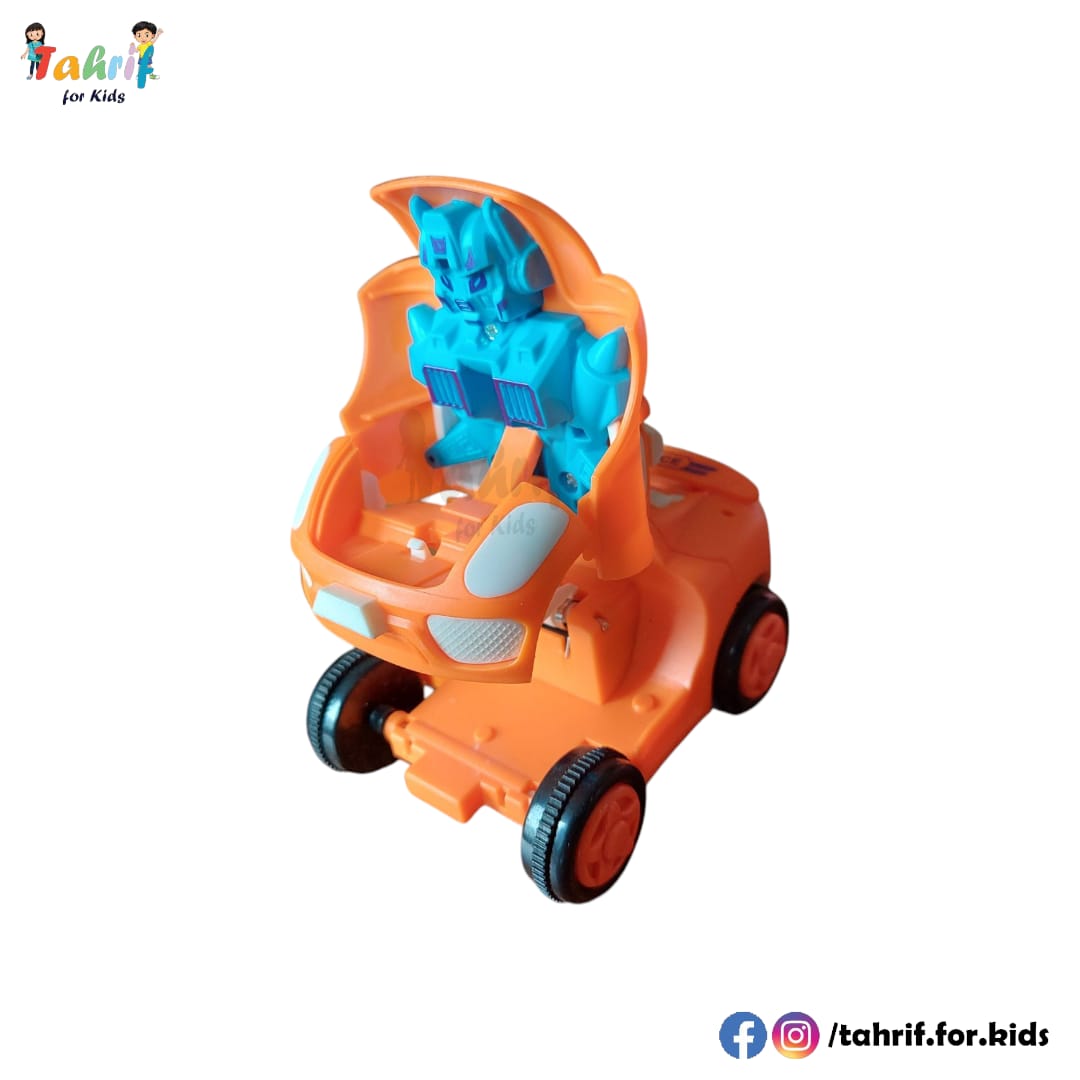 Transforming Friction Cartoon Car