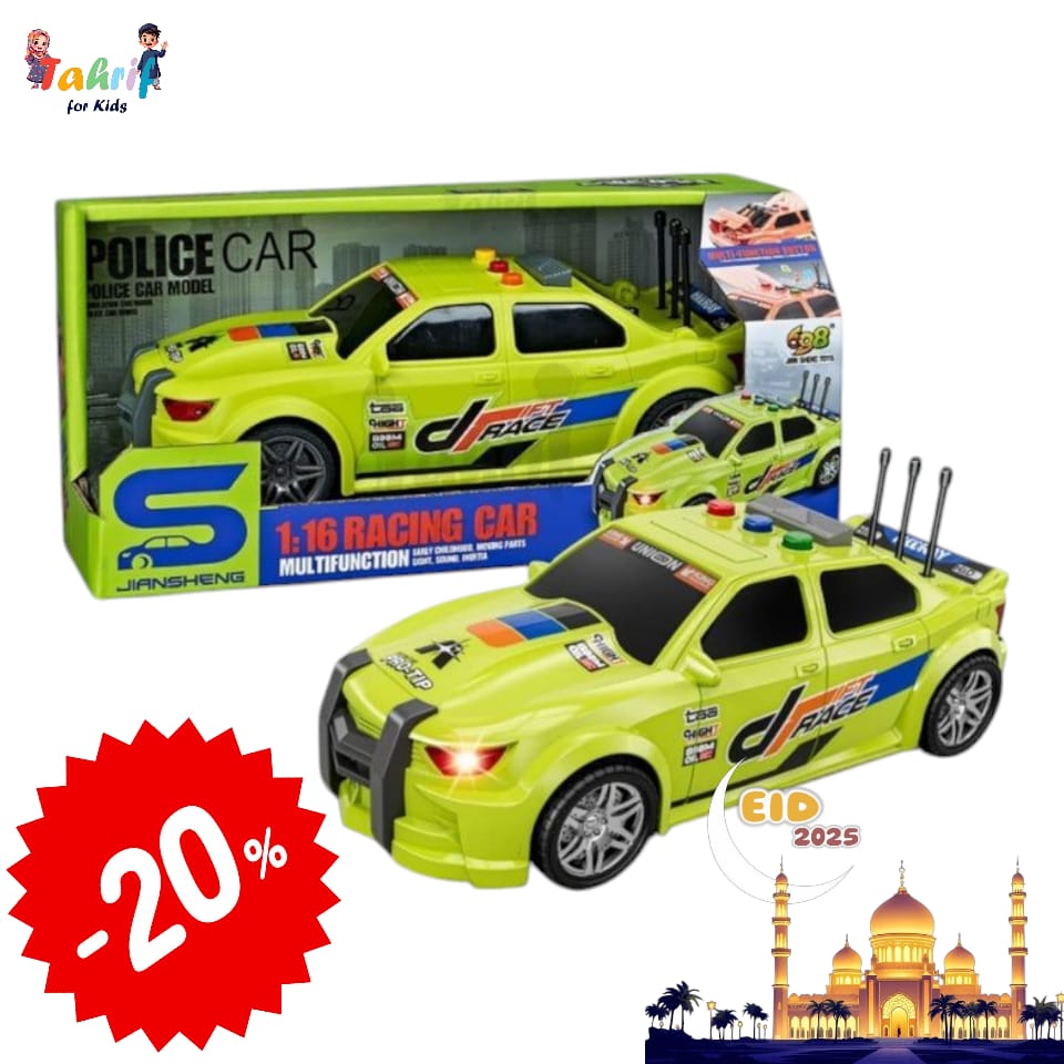 JIANSHENG Friction Racing Car (with Sound and Light)