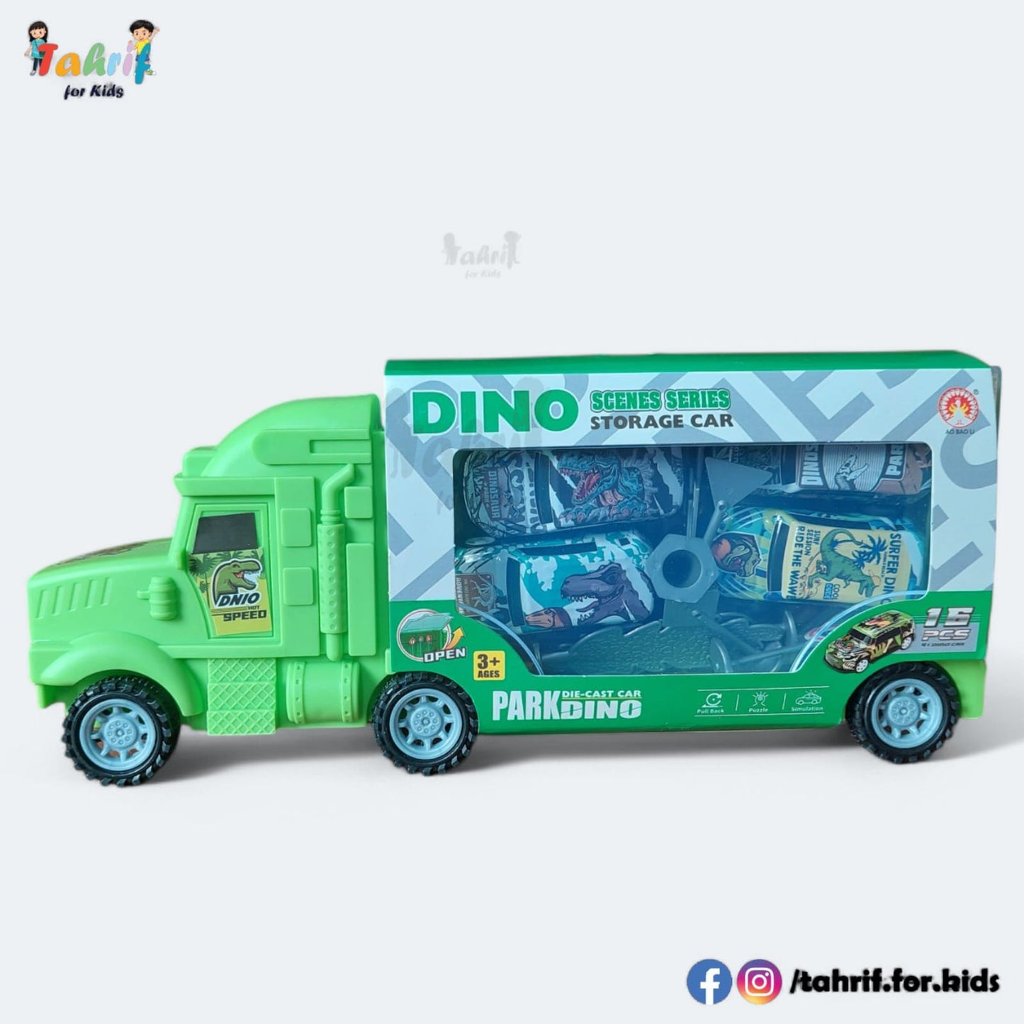 CITY POLICE AND PARK DINO Diecast Car