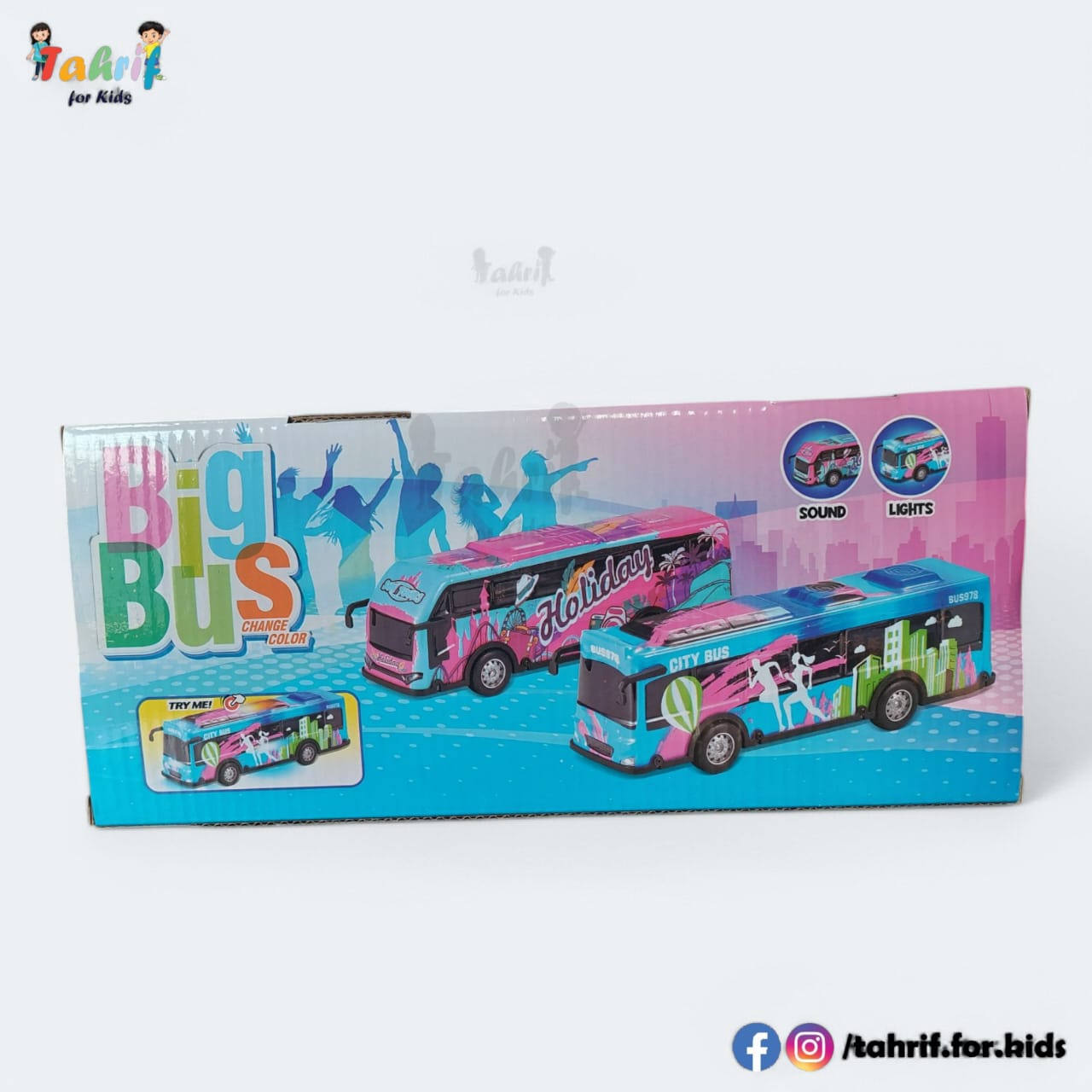 HOLIDAY BIG BUS (with Light and Sound)