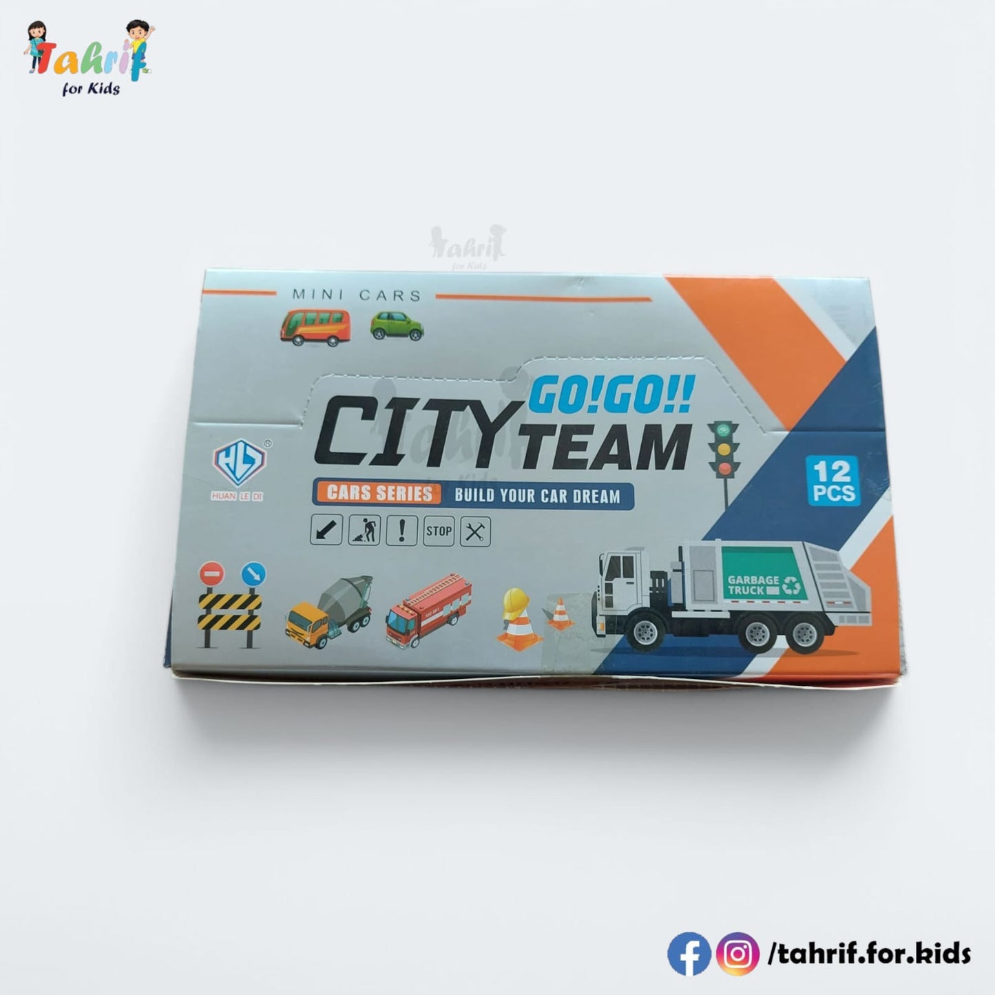 CITY TEAM Cars Series - Mini Pullback Cars (12 pcs)