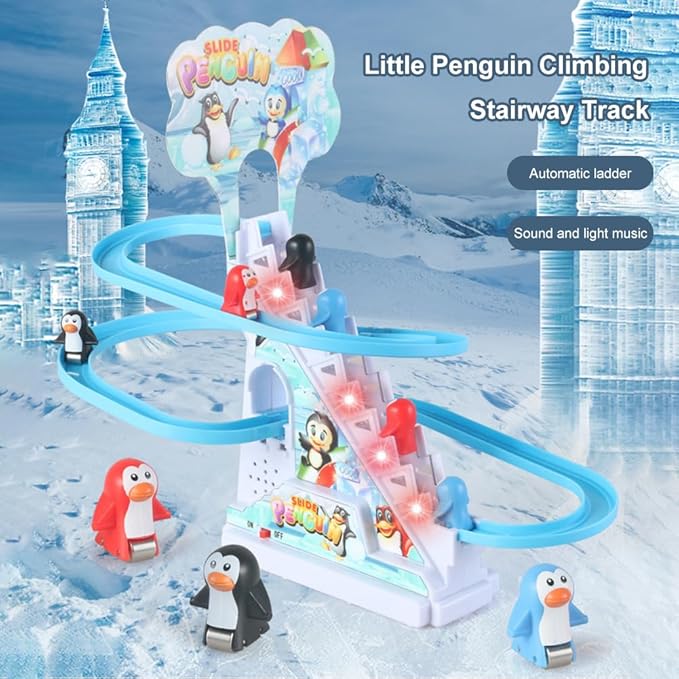 Slide Penguin Toy (with Light and Music)