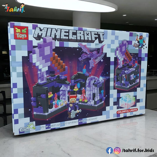 Minecraft Lego - City of Light and City of Great AXE and Shadow (379 Pcs)