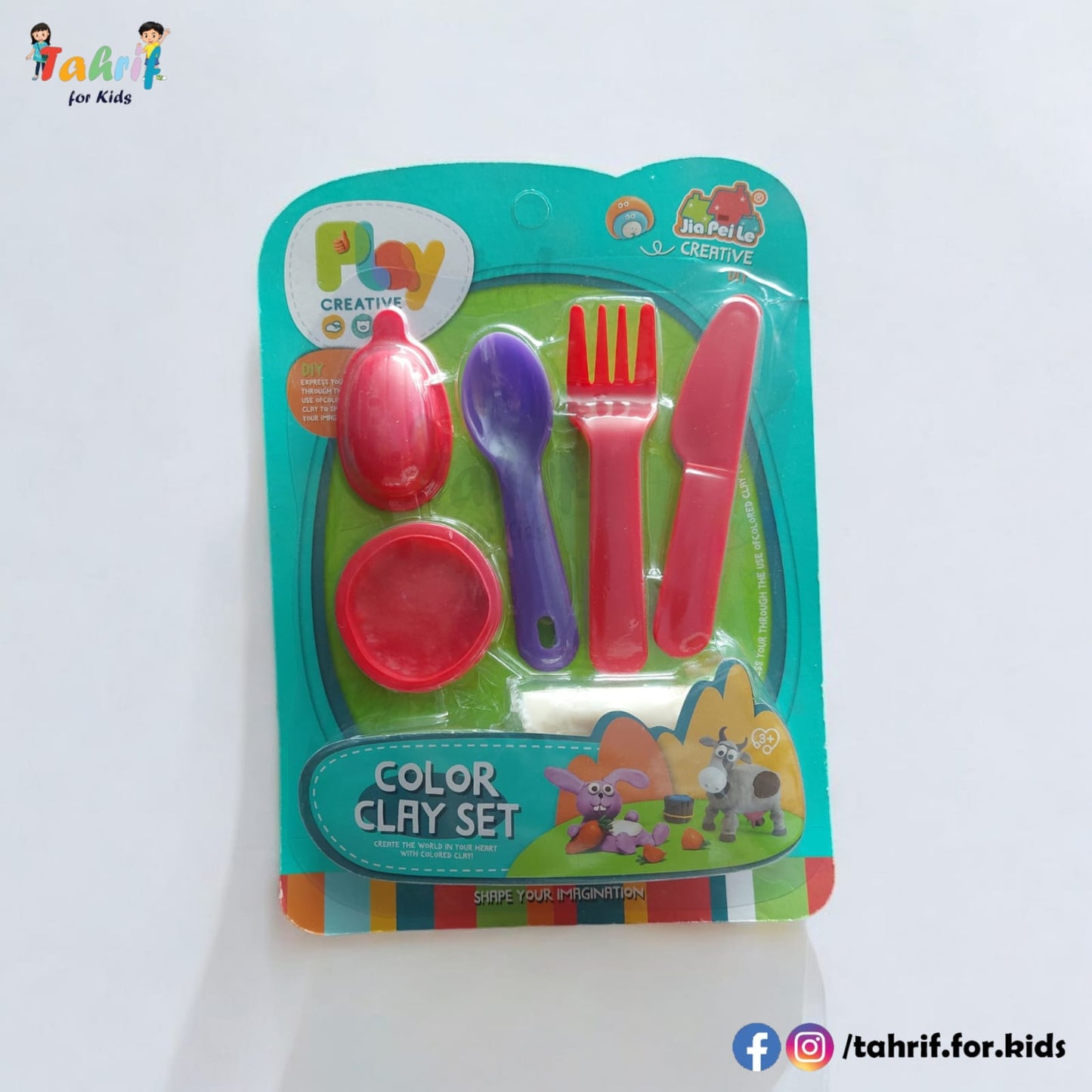 Color Clay Cutlery Set