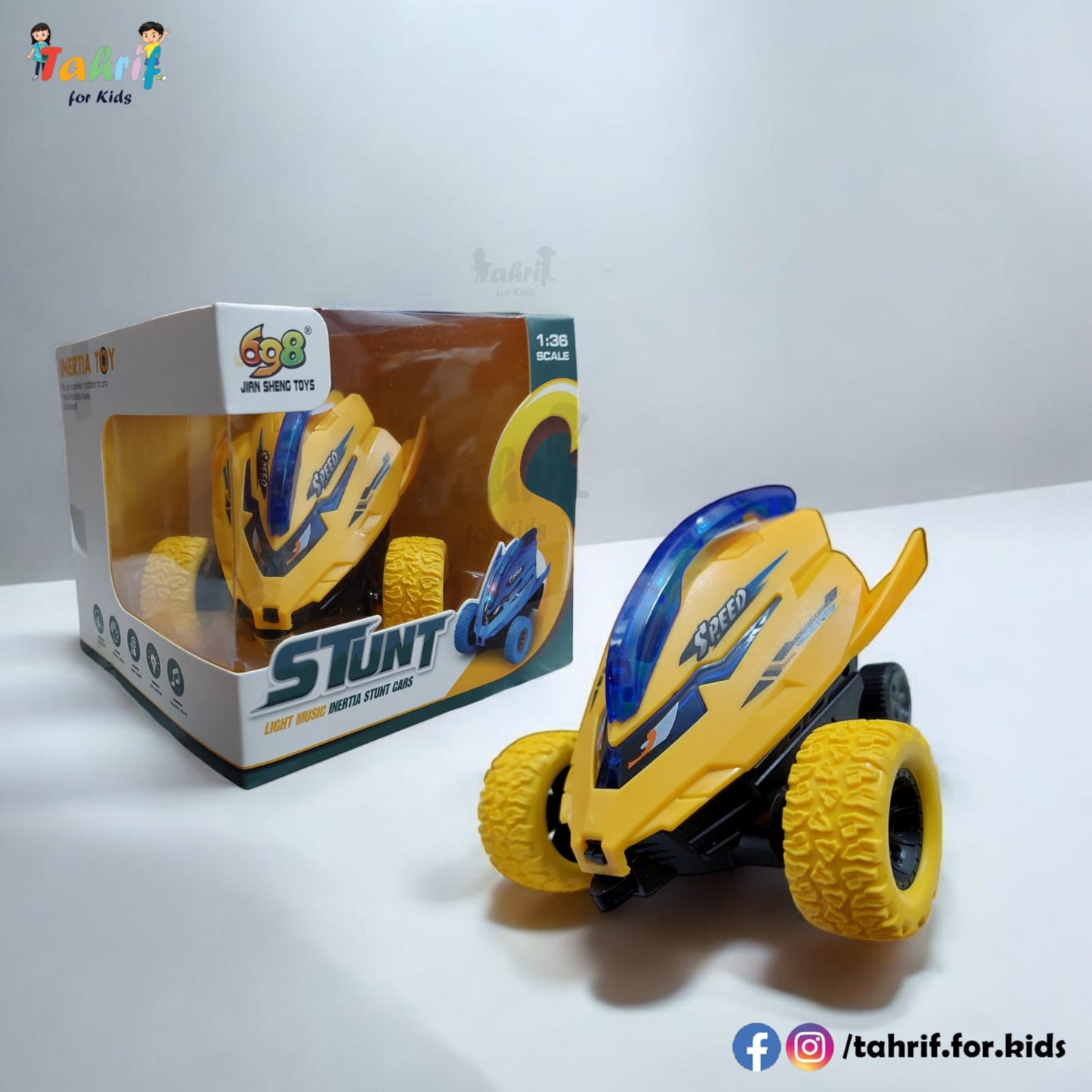 JIAN SHENG Friction Stunt Car Toy