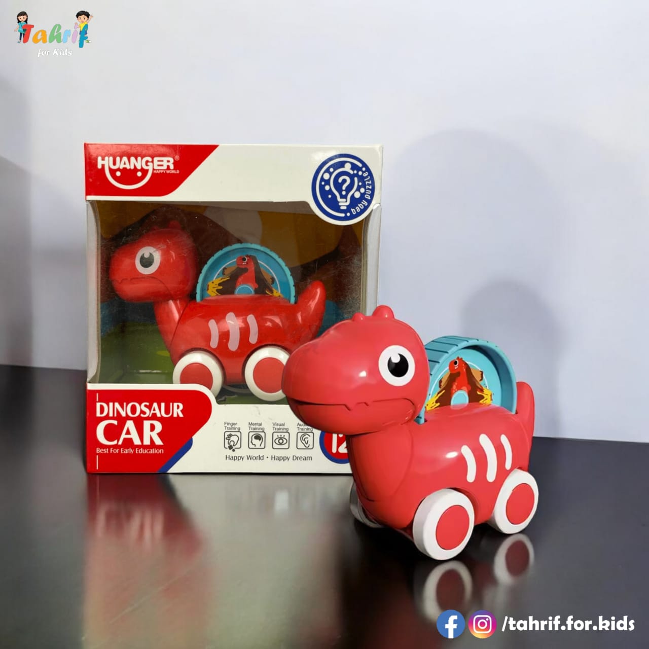 HUANGER Dinosaur Car Toy