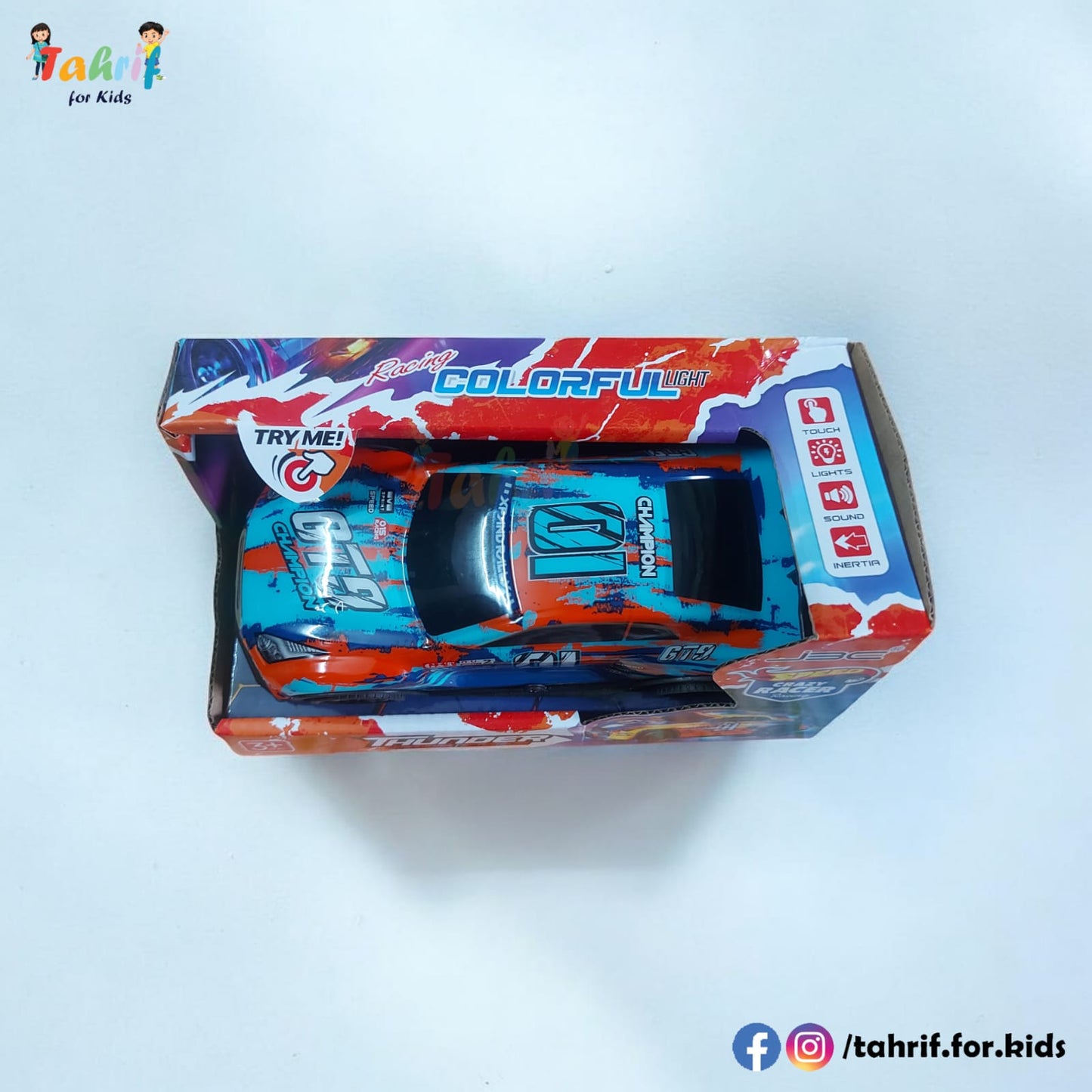 Thunder Racing Car (with Colorful Light and Sound)