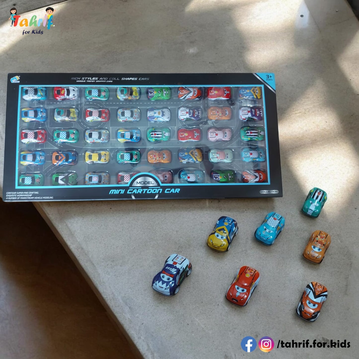 Mini Cartoon Car Set (Pullback Cars)