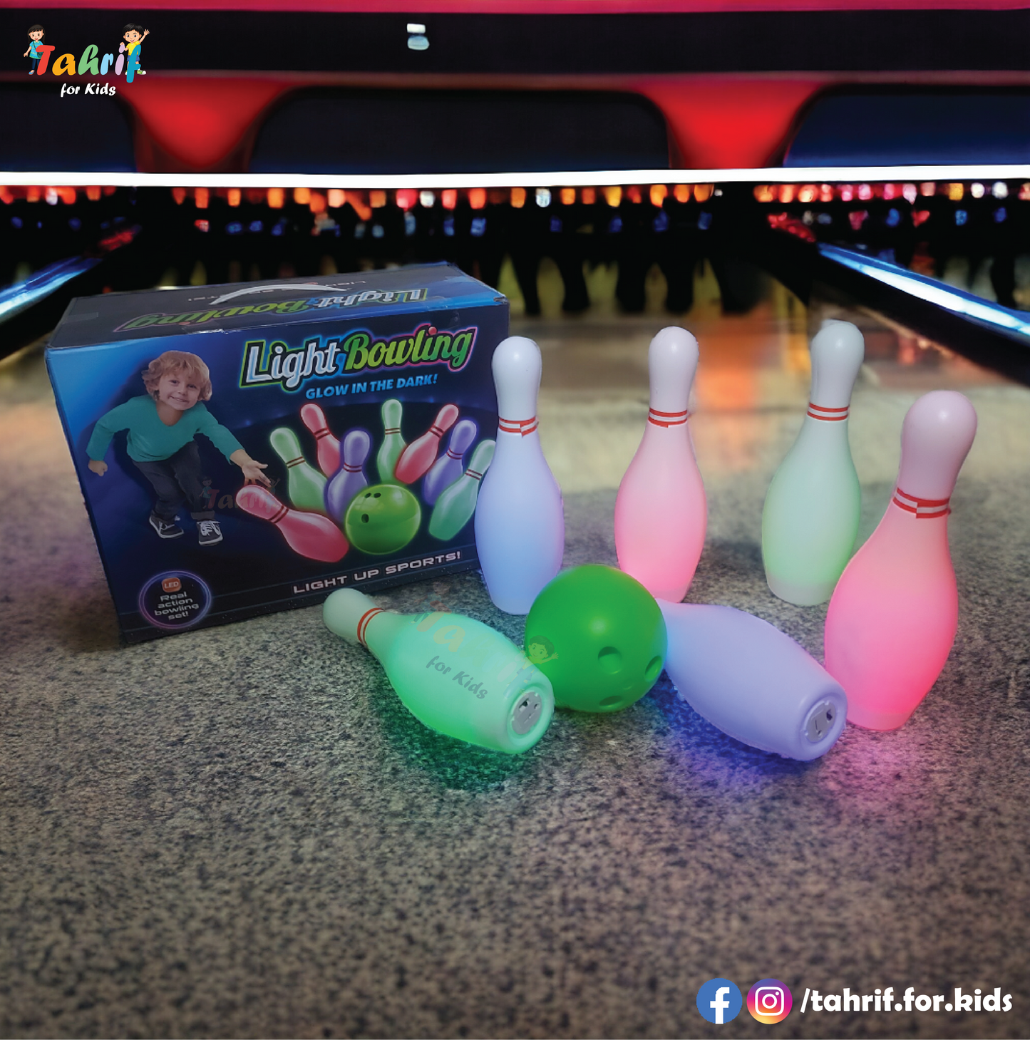 Light Bowling Set