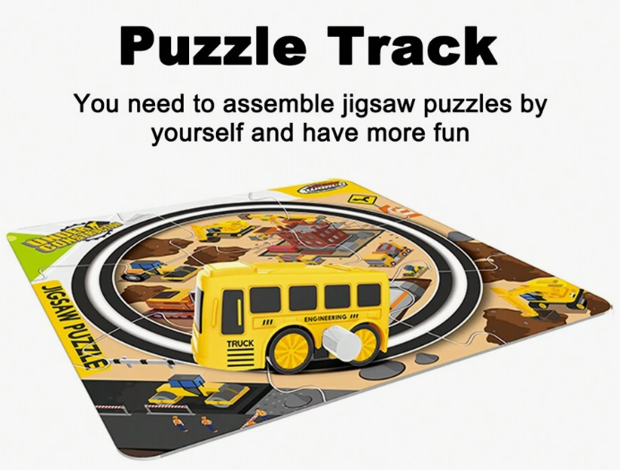 Puzzle Track Car